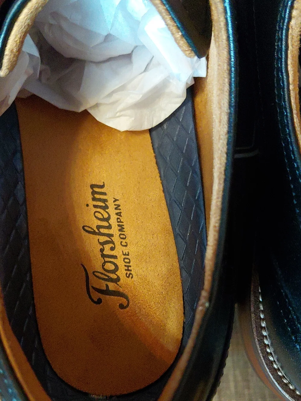 Florsheim Men's Black Leather Rucci  Oxford Dress Shoes Size 10.5